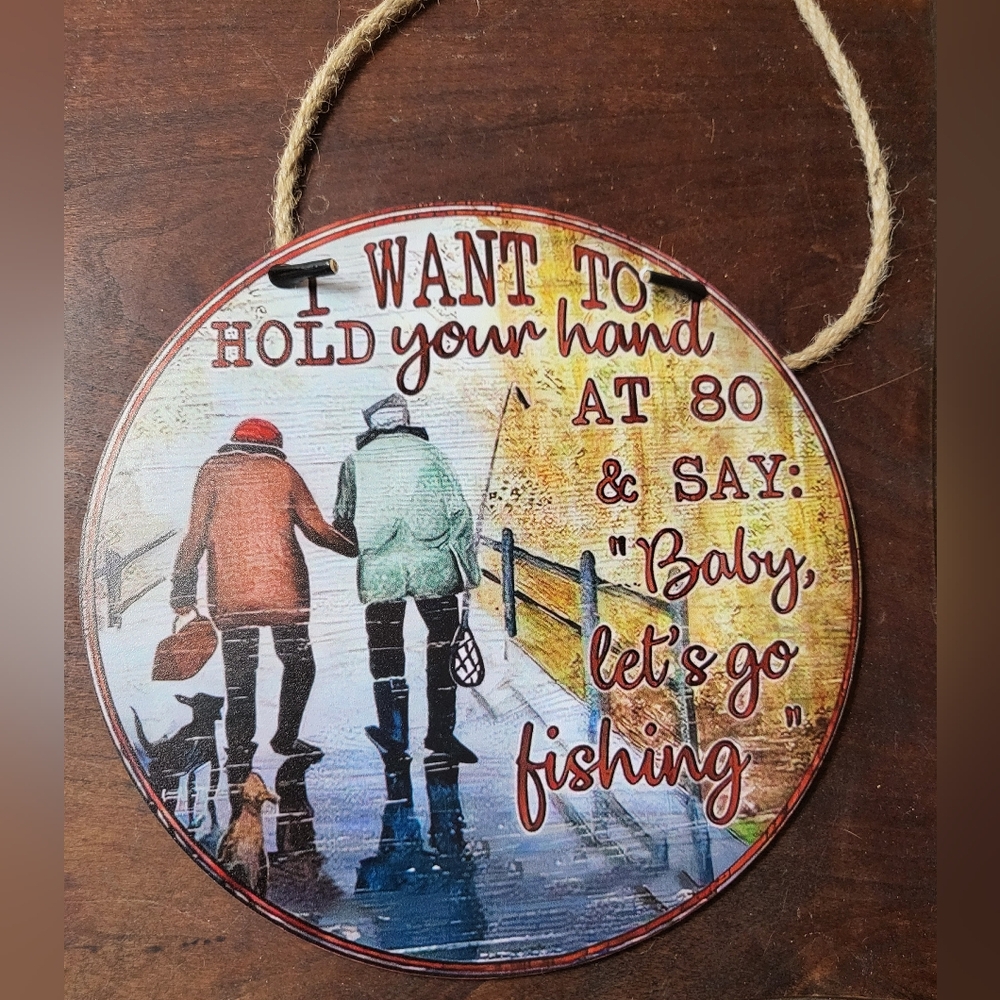 Rustic Fishing Themed Wall Decor